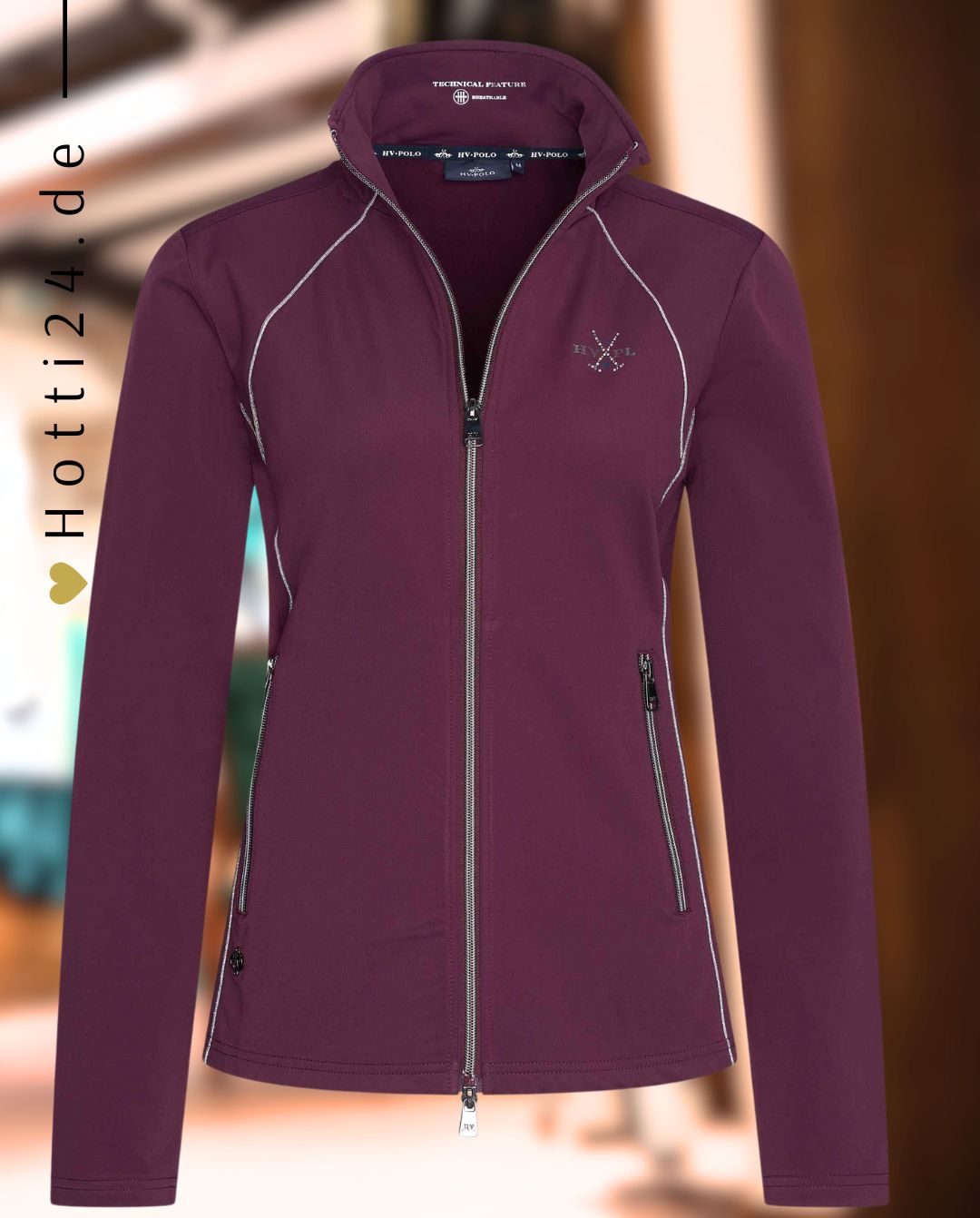 HV POLO »Trainingsjacke HVPAlice Dark Berry