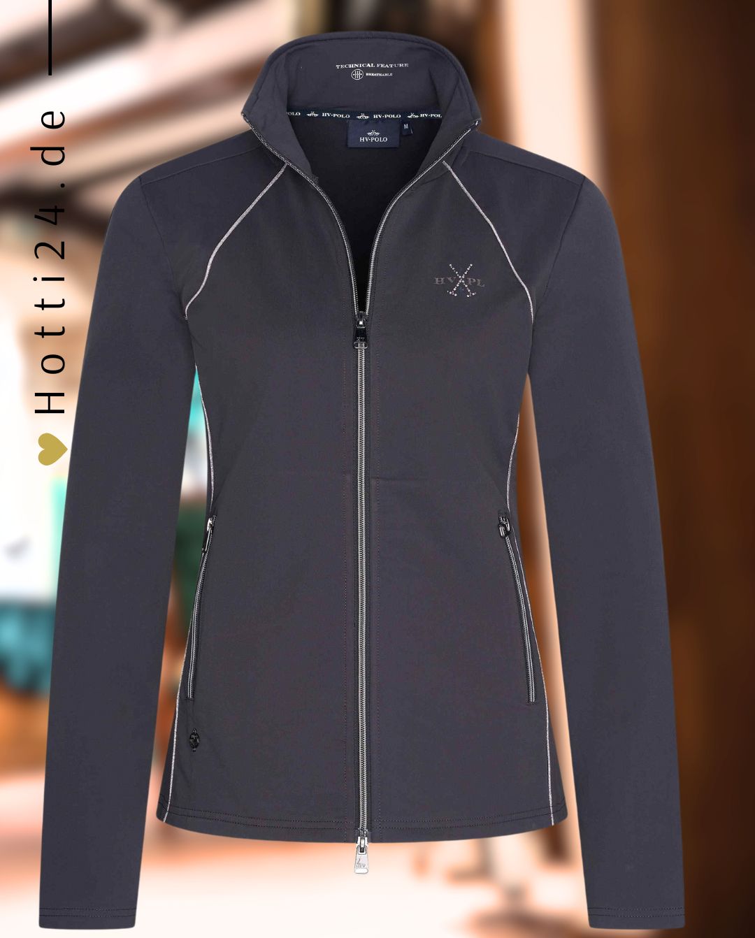 HV POLO »Trainingsjacke HVPAlice Anthrazit