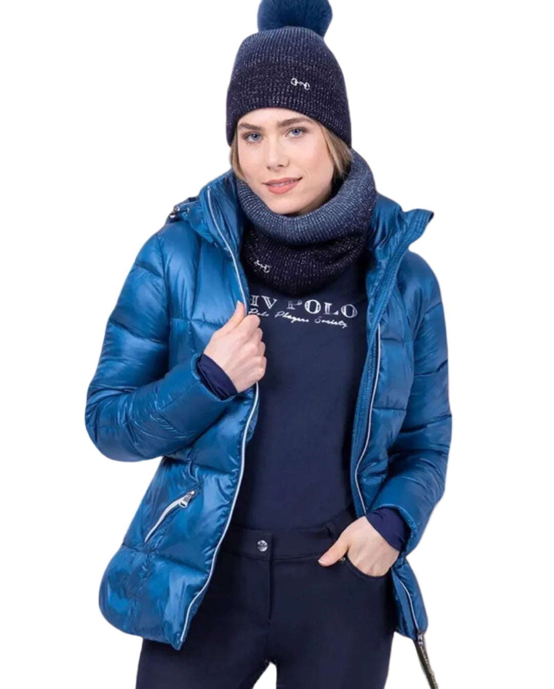 HV Polo Riding Jacket Winter HVPChrissy Deep Sea Blue