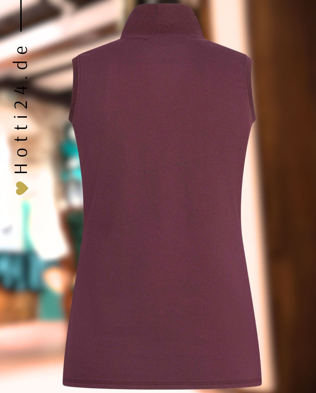 HV POLO »Poloshirt HVPClassic ärmellos Dark Berry