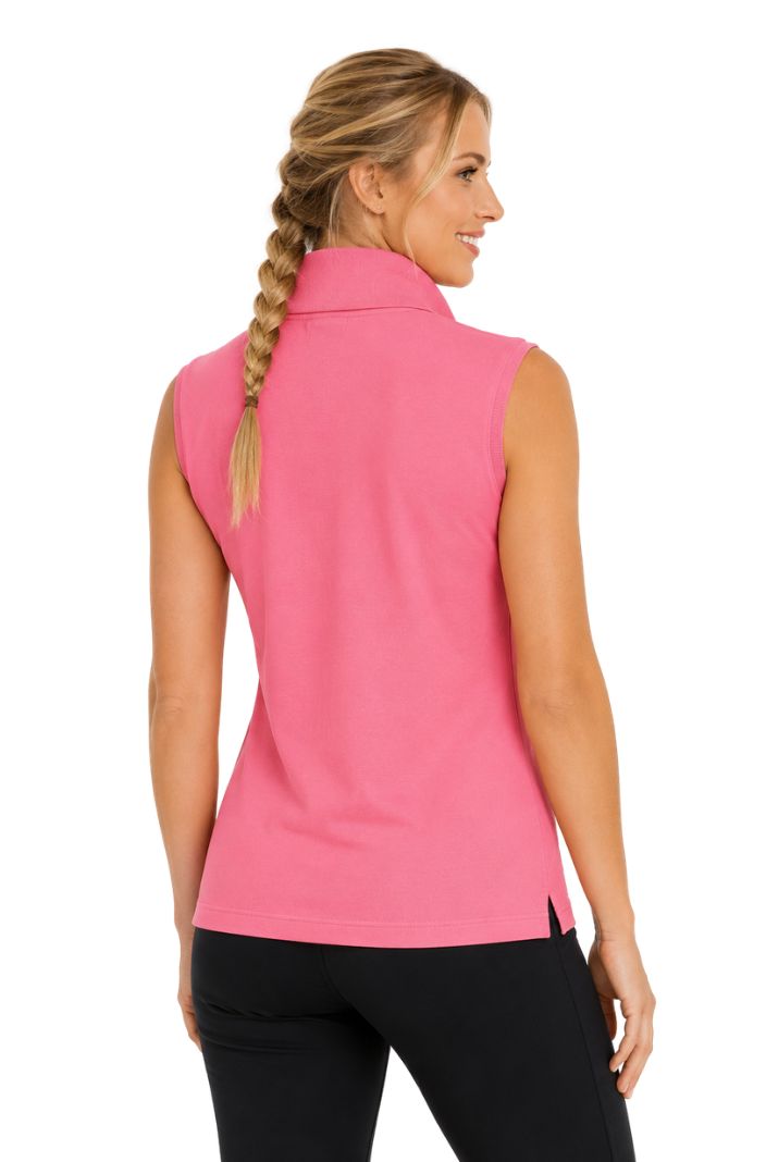 HV Polo »Women's Sleeveless Polo Shirt HVPClassic Power Pink