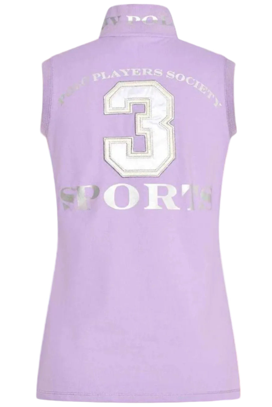 HV POLO "Polo Shirt HVPFavouritas Sleeveless Violet