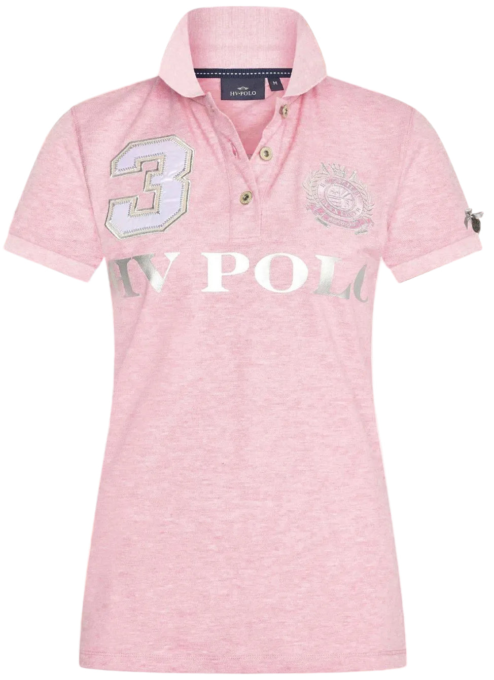 HV POLO »Polo Shirt HVPFavouritas Power Pink Melange