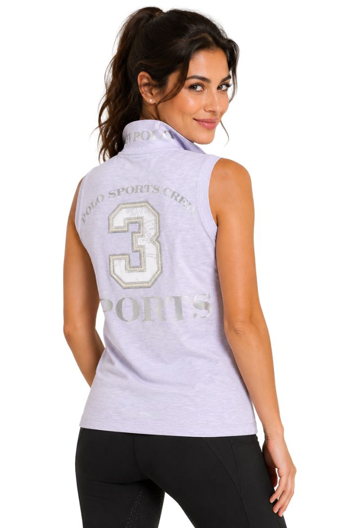 HV POLO »Sleeveless Polo Shirt HVPFavouritas R.Lilac Heather