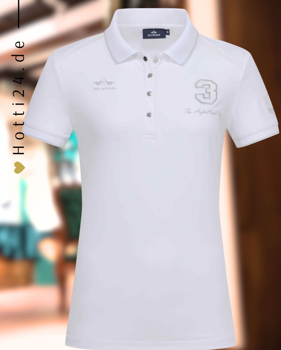 HV POLO »Poloshirt HVPFavouritas Tech Weiß