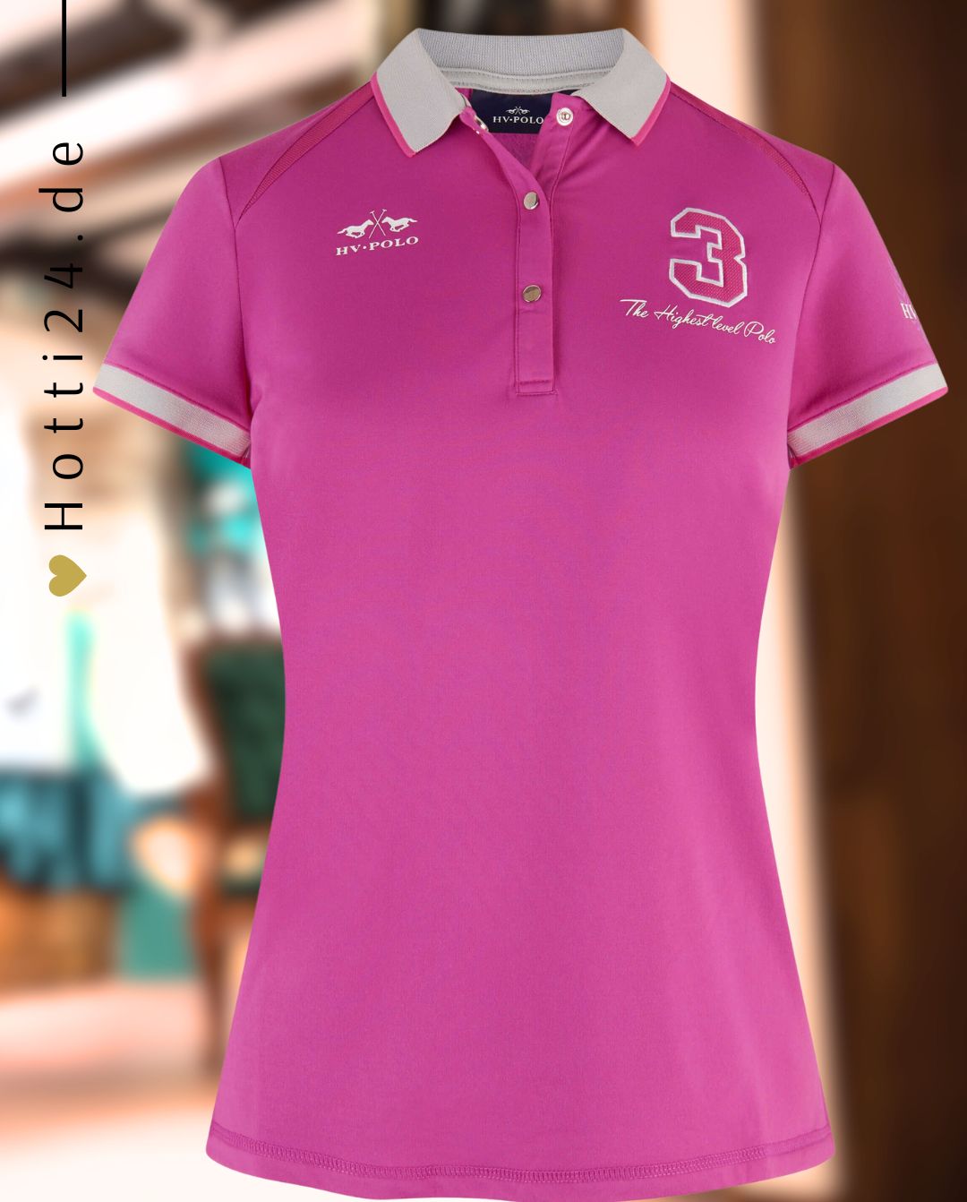 HV POLO »Poloshirt HVPFavouritas Tech Berry