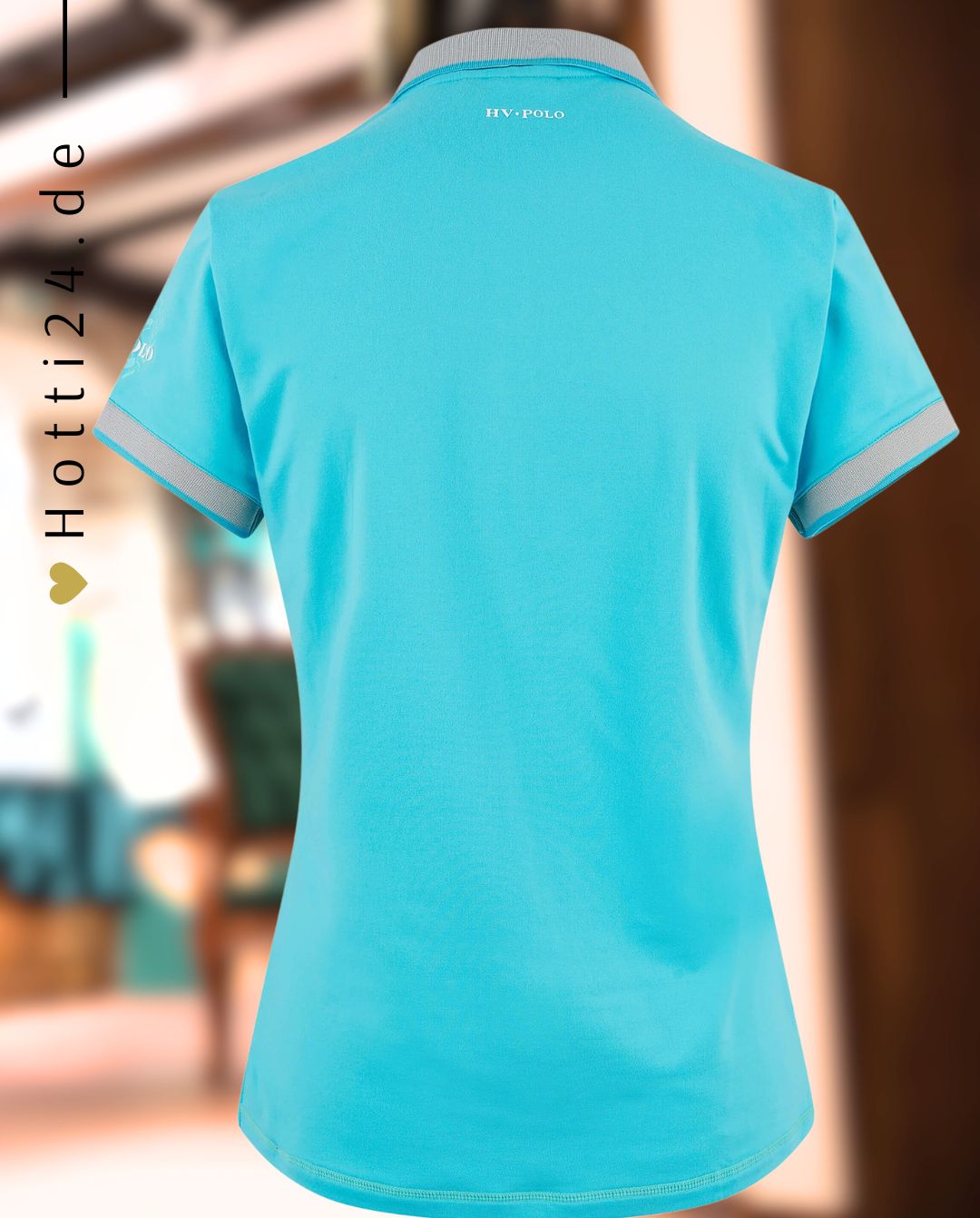 HV POLO »Poloshirt HVPFavouritas Tech Blue Turquoise