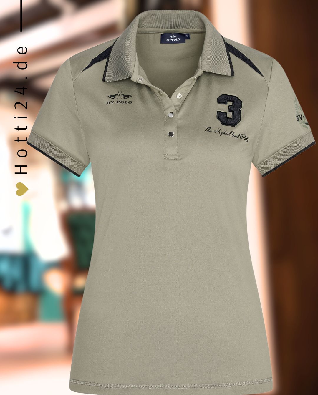 HV POLO »Poloshirt HVPFavouritas Tech Oil Green