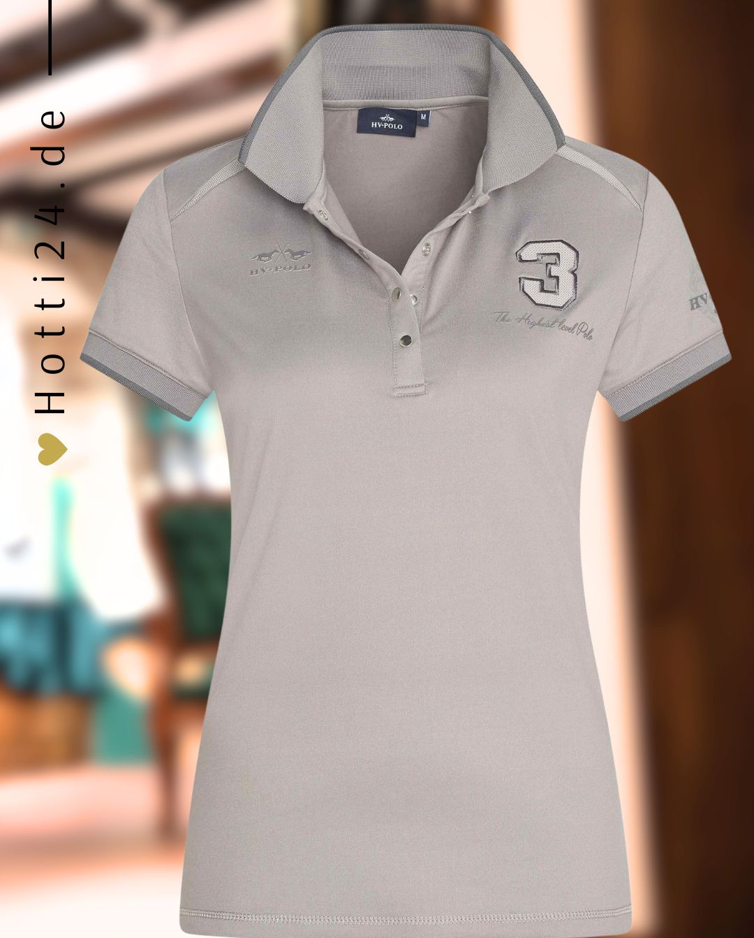 HV POLO »Poloshirt HVPFavouritas Tech Titanium