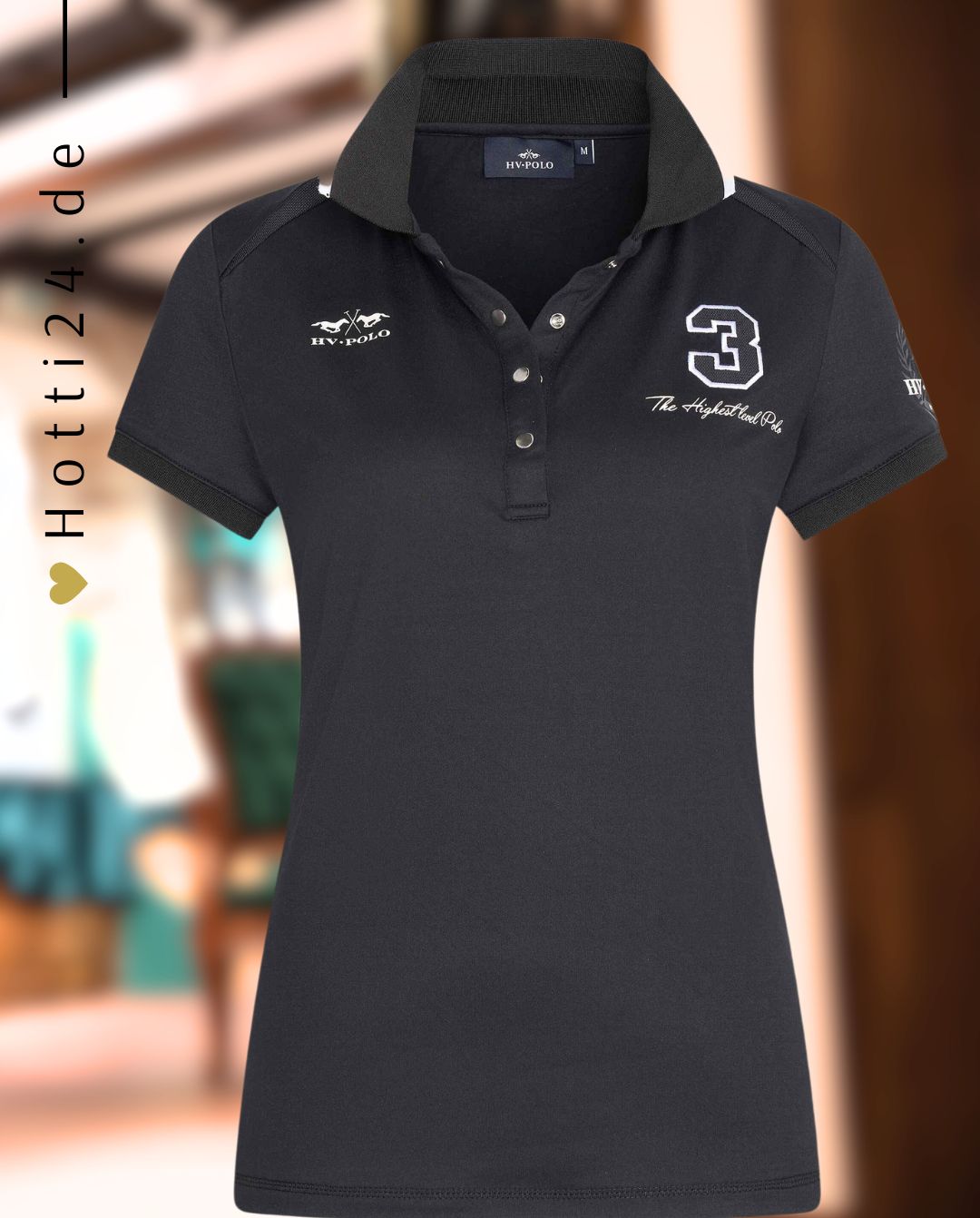 HV POLO »Poloshirt HVPFavouritas Tech Black
