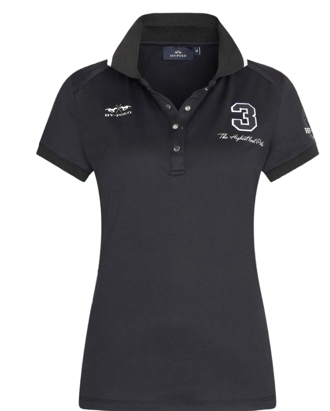 HV Polo Poloshirt HVPFavouritas Tech Schwarz