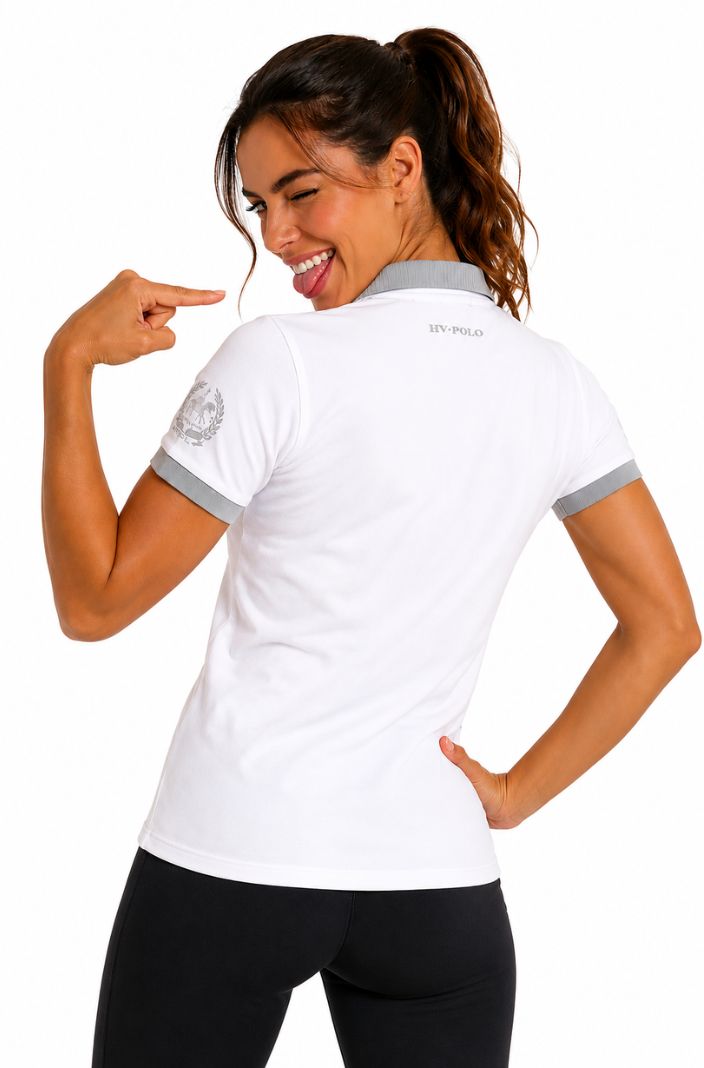 HV Polo Poloshirt HVPFavouritas Tech Weiß