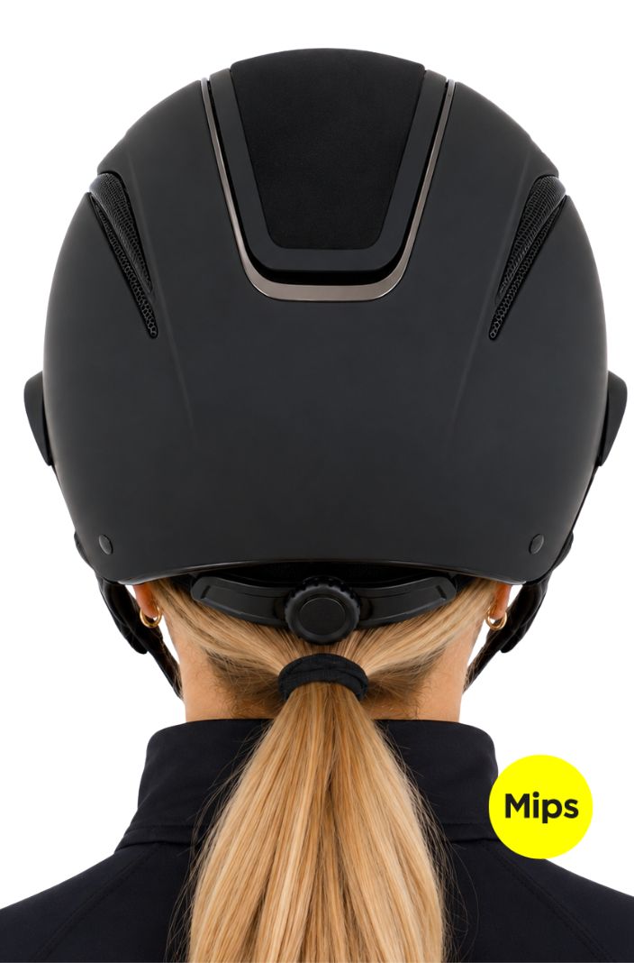 HV Polo Reithelm HVPMagnifica Mips Schwarz Matt