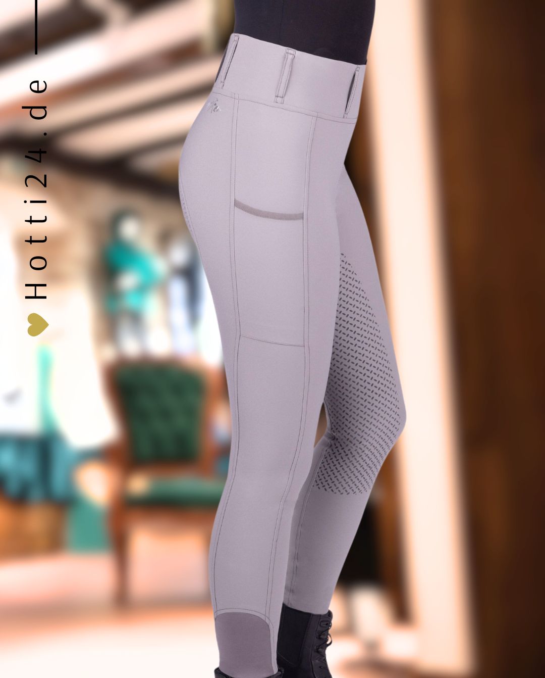 HV POLO »Reitleggings HVPClassic FullGrip Titanium