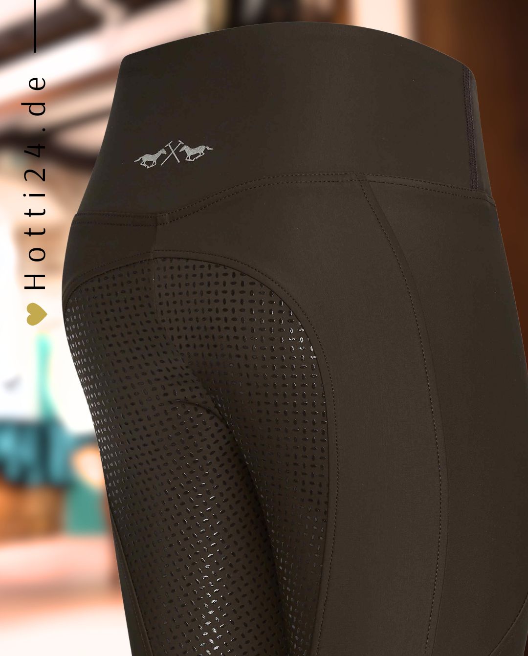 HV POLO »Reitleggings HVPSporty Susan FullGrip Espresso
