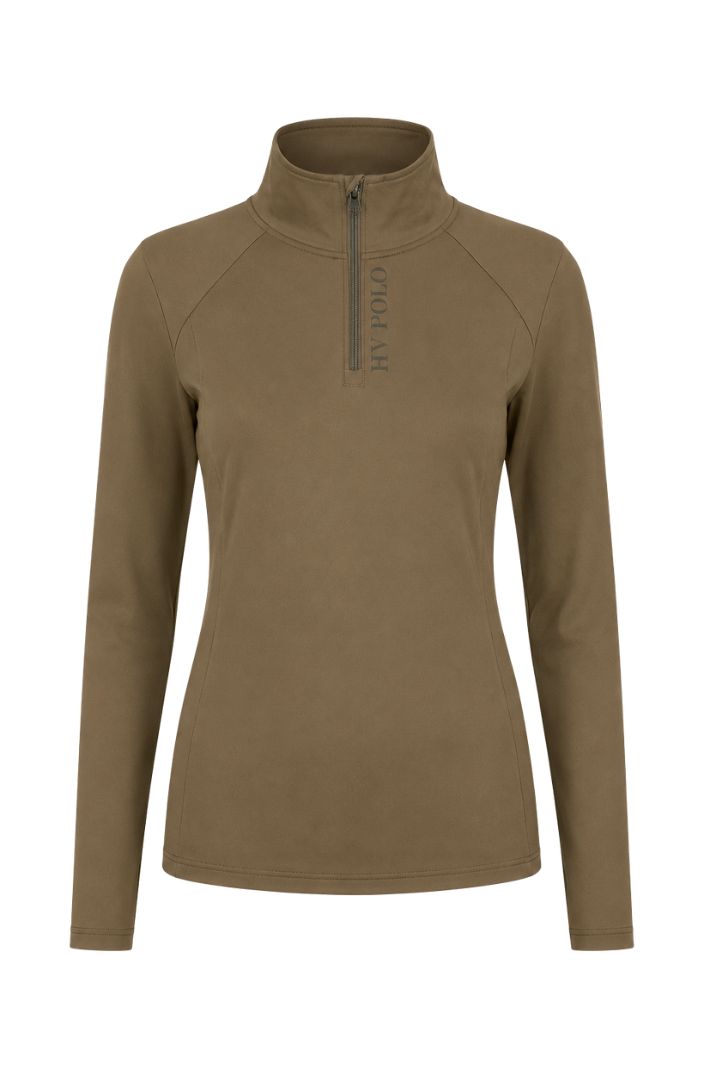 HV Polo Reitshirt langarm HVPDenise Oil Green