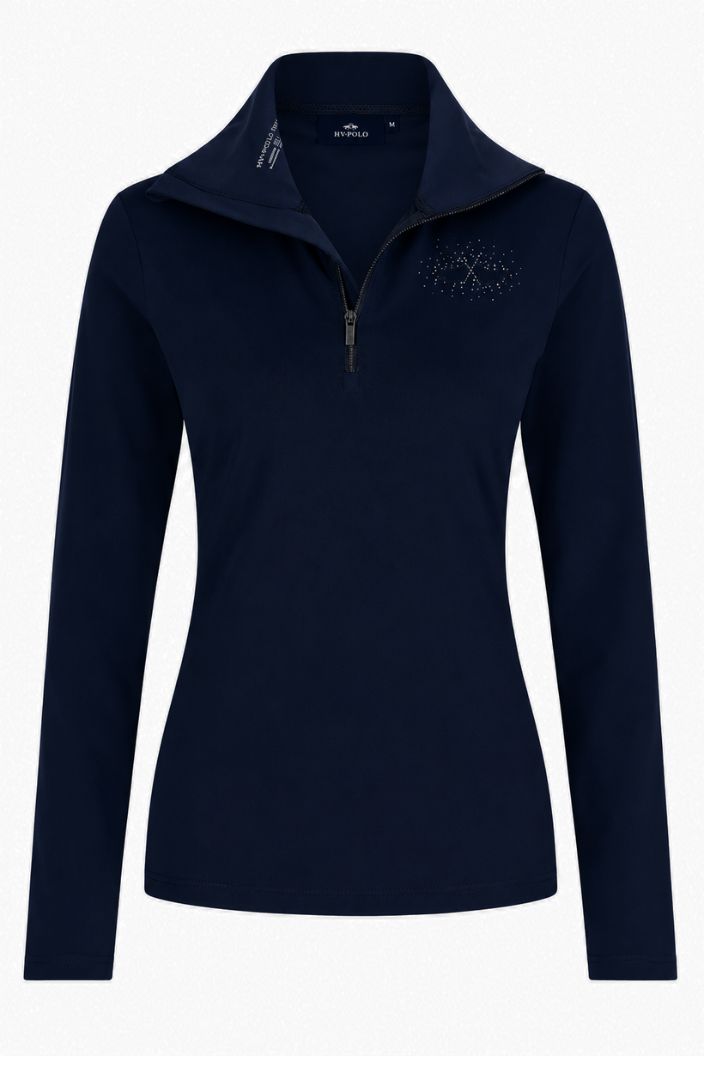 HV Polo Reitshirt Langarm HVPDarlene Navy