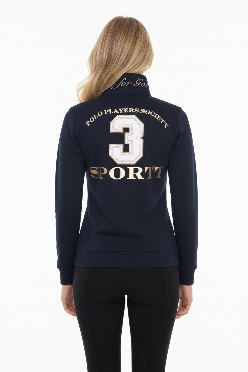 HV Polo Riding Jacket HVPFavouritas Navy Gold