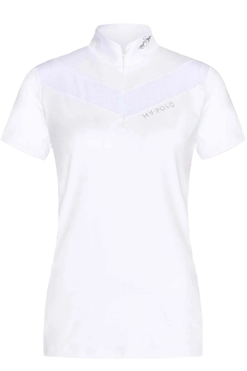 hv polo-damen turniershirt alexis weiss 0203093505-0004