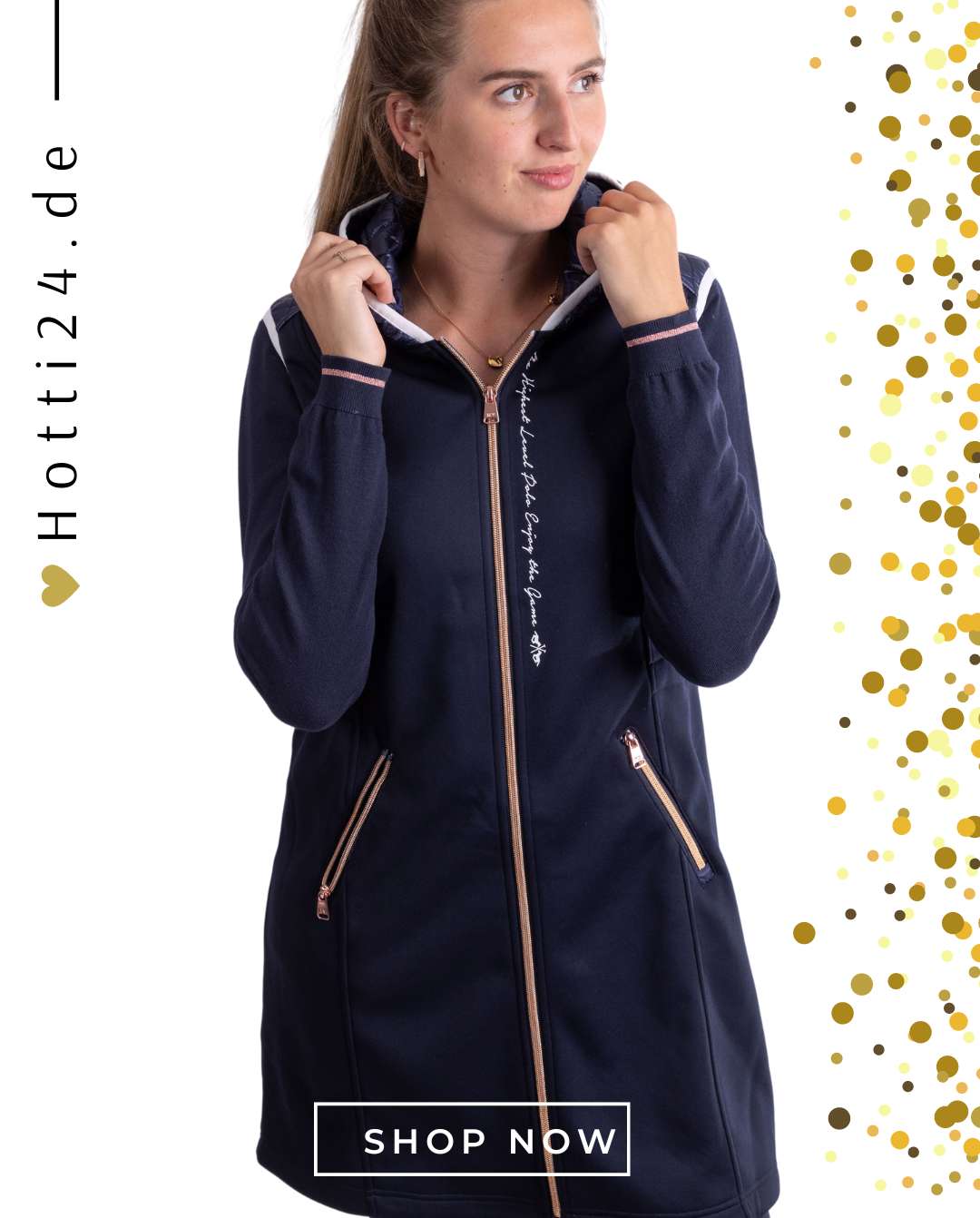 hv polo damen weste carol 0409093510-5001 blau vorne