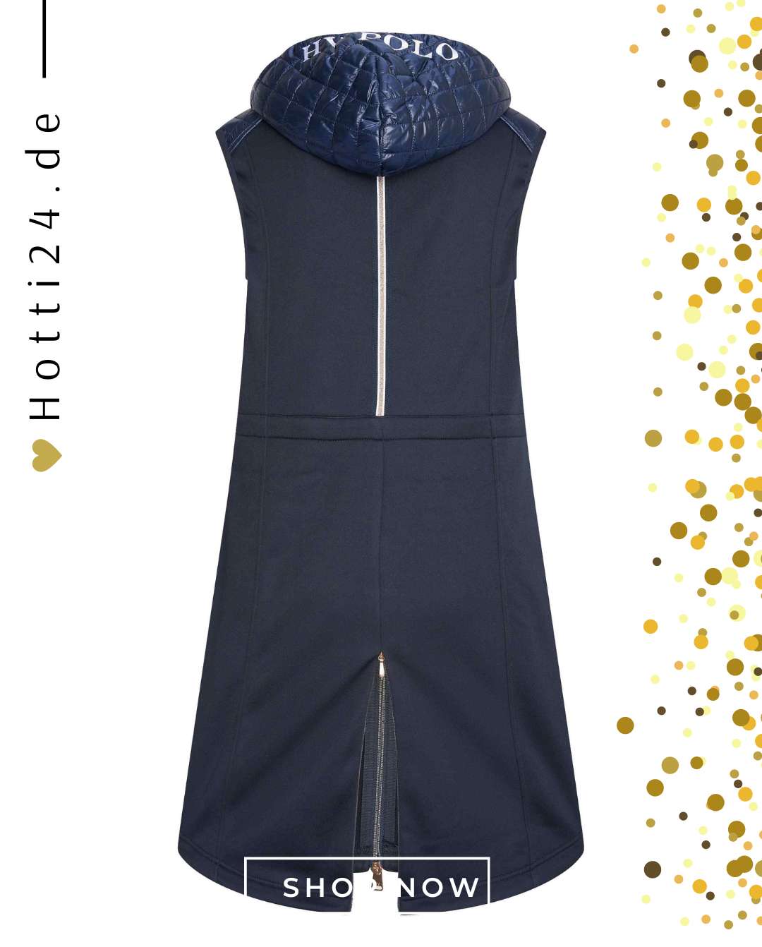 hv polo damen weste carol 0409093510-5001 blau hinten