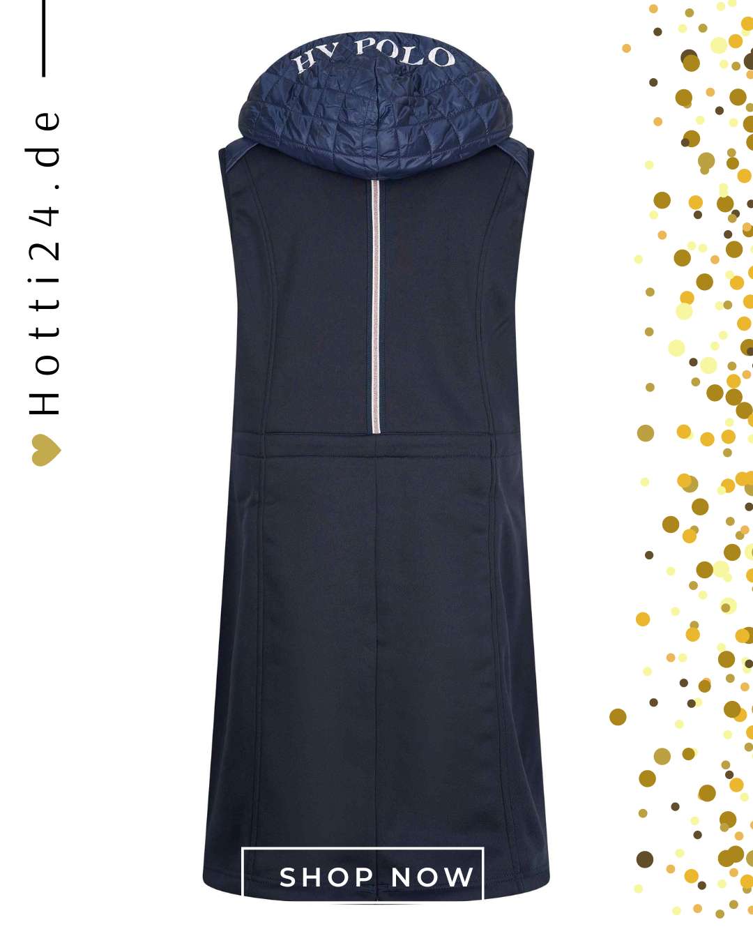 hv polo damen weste carol 0409093510-5001 blau hinten