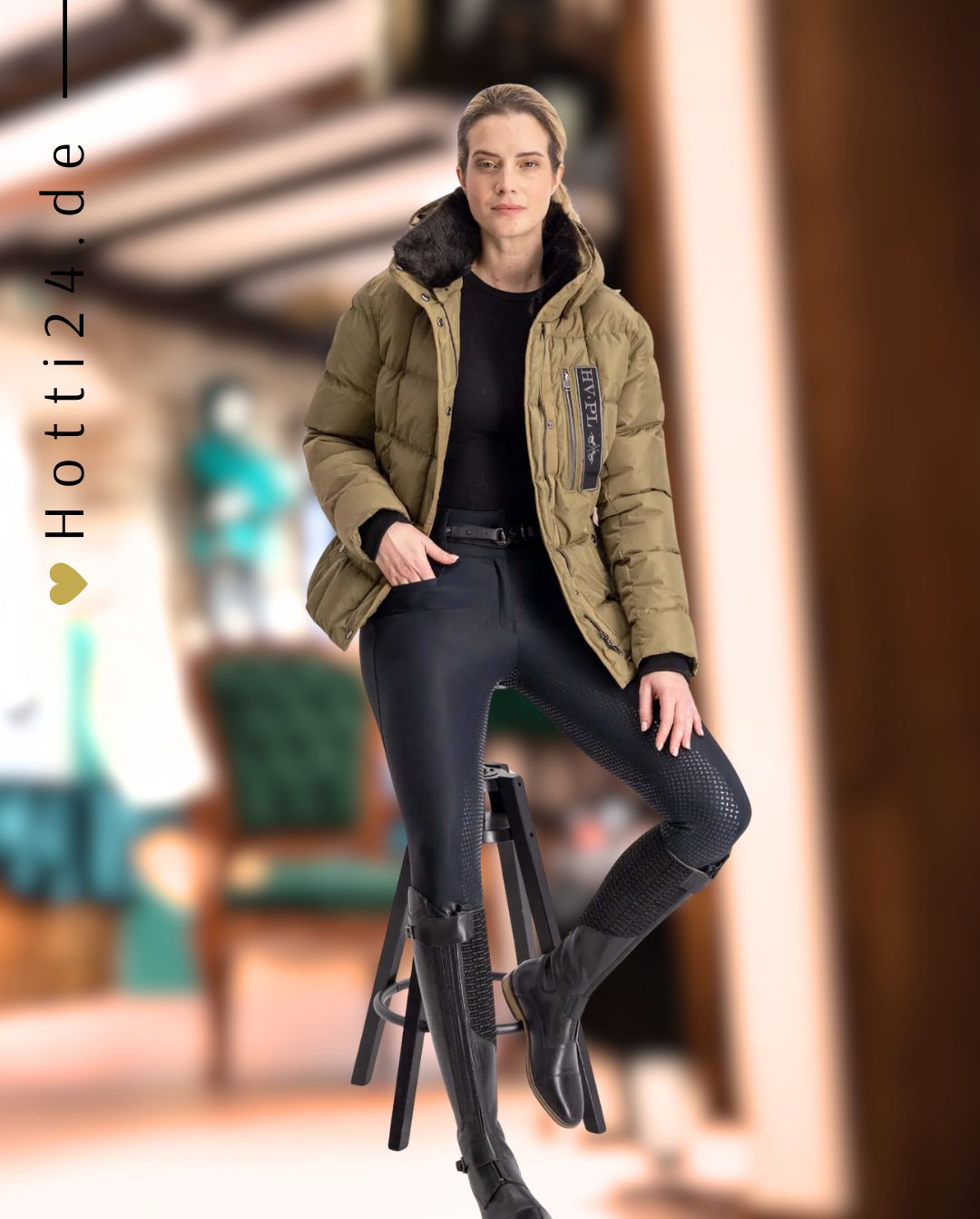 HV Polo »Winterjacke HVPJacky Dark Oil Green