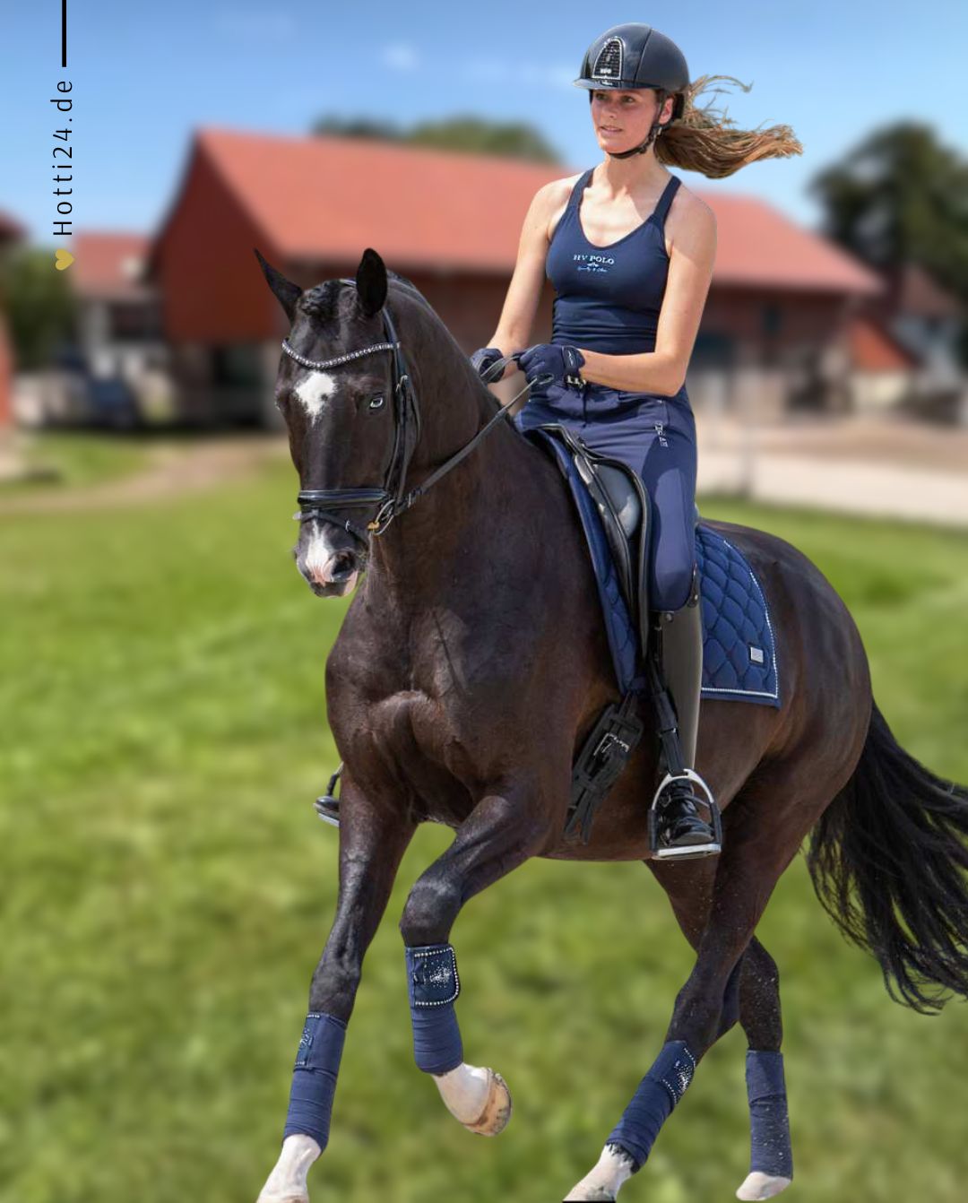 HV POLO »Dressage Saddle Pad HVPClassic Navy