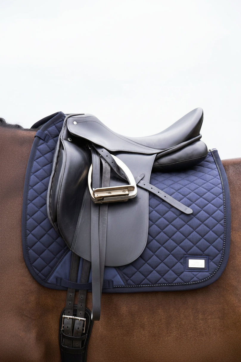 HV Polo Dressage Saddle Pad HVPPro Performance Navy