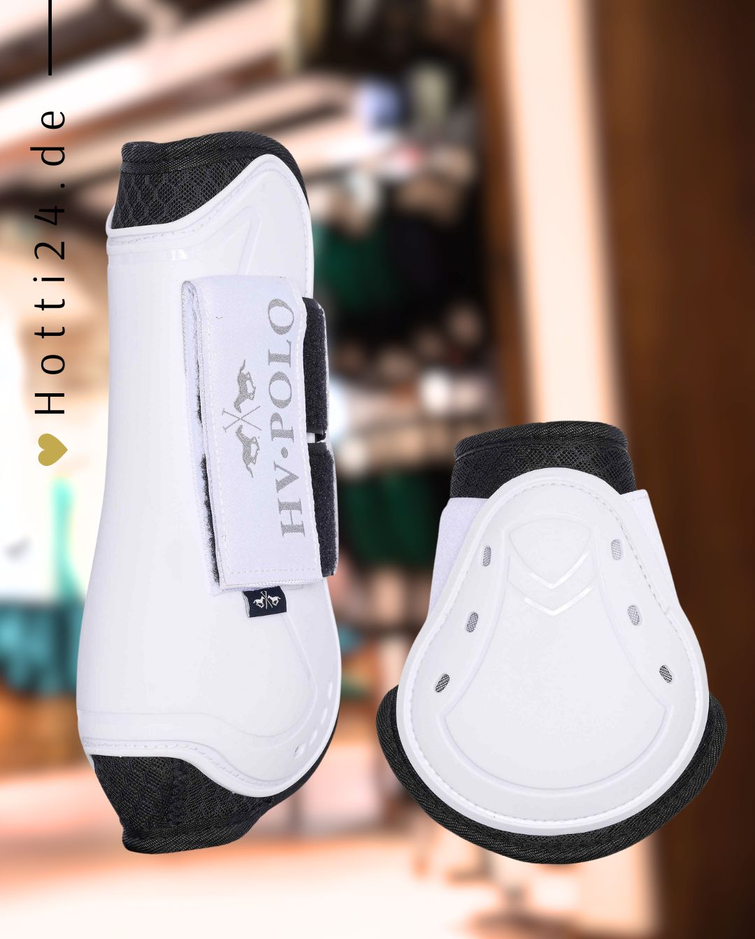 HV POLO »Gamaschen + Streichkappen HVPClassic 4er Set White