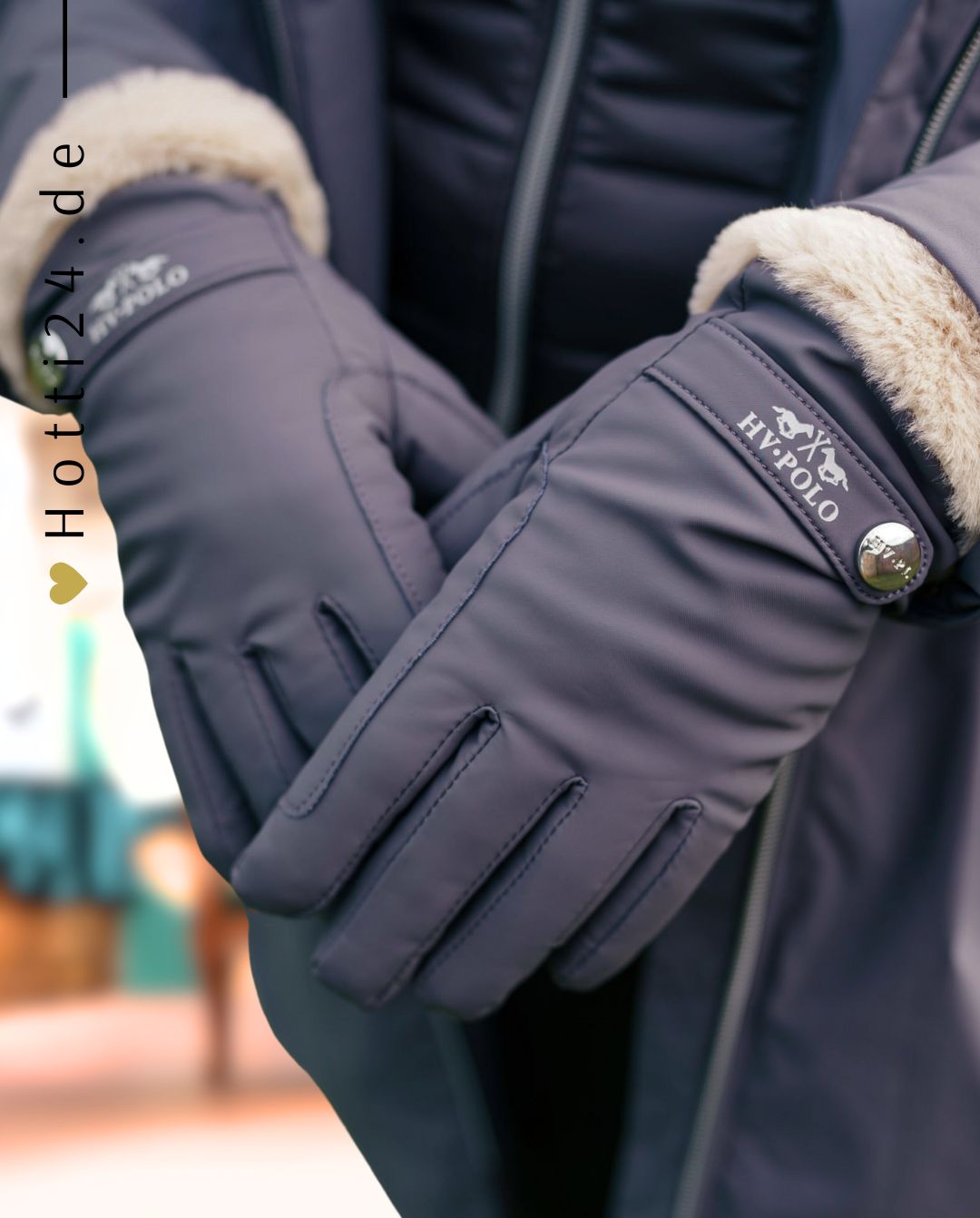 HV POLO »Reithandschuhe HVPGarnet Cool Grey