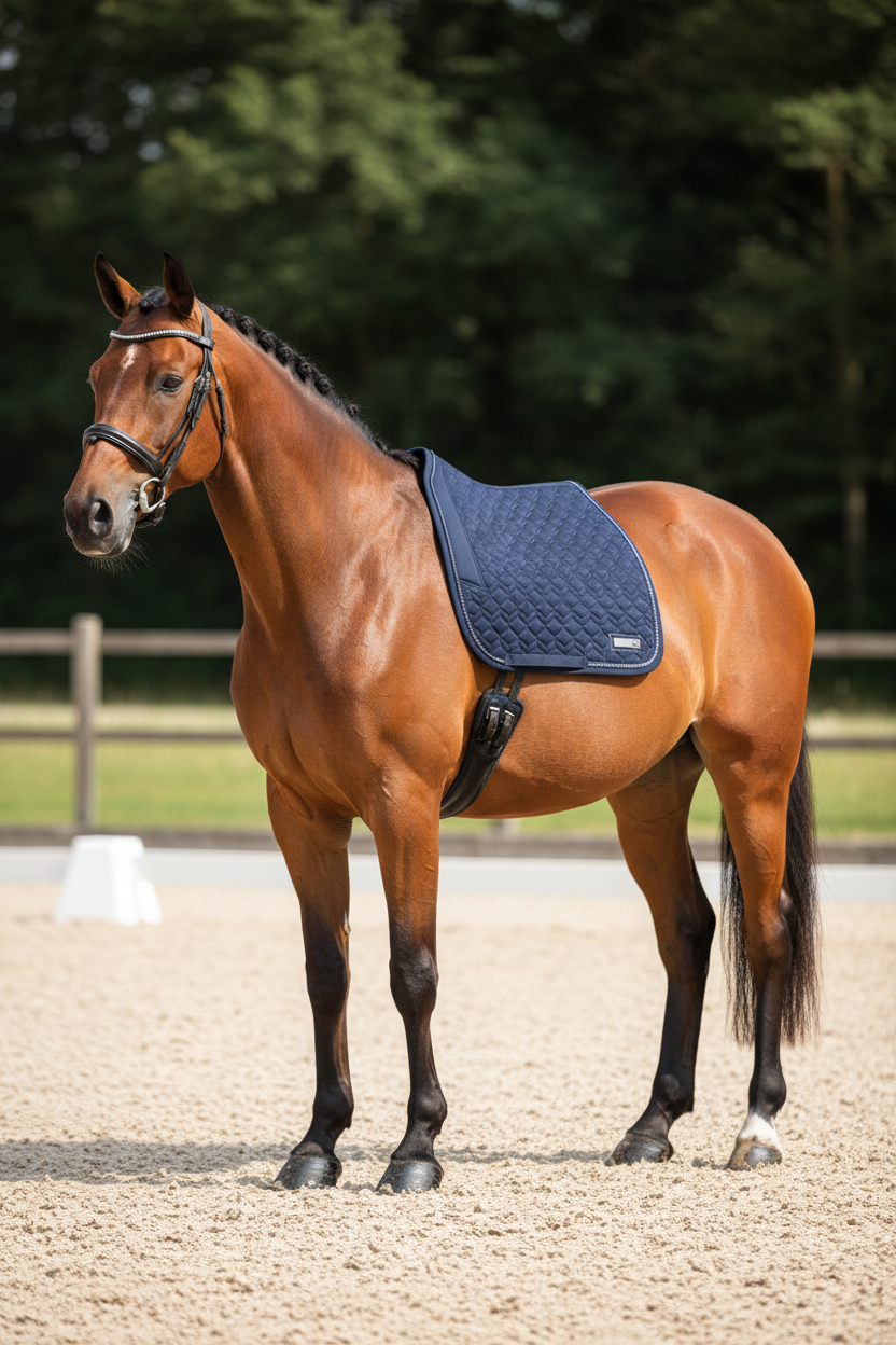 HV Polo Dressage Saddle Pad HVPJune Navy