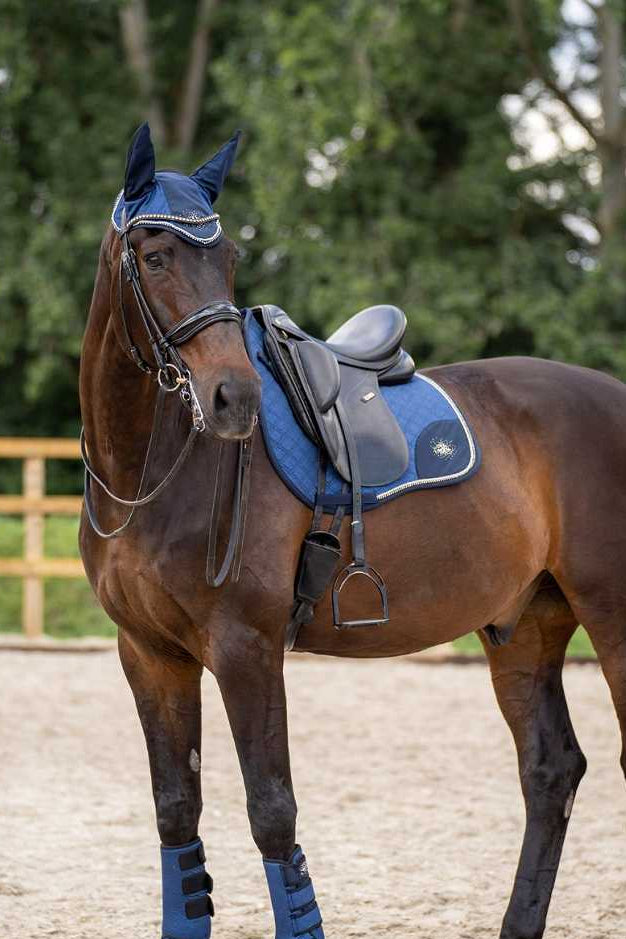 hv polo pferde fliegenhaube skye blau