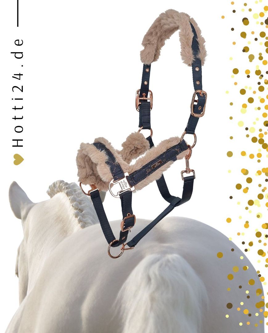 Die vorliegende Datei enthält Informationen über das HV POLO Pferde Halfter "Welmoed Shine" in der Farbe Blau mit der Artikelnummer 1601093452-5001. Dieses Halfter wurde speziell für Pferde entwickelt, um ihnen Komfort und Stil zu bieten. Sie können dieses Pferde Halfter auf der Website www.Hotti24.de erwerben.