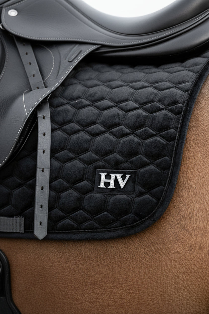 HV Polo Saddle Pad Jumping/All Purpose HVPDorian Black