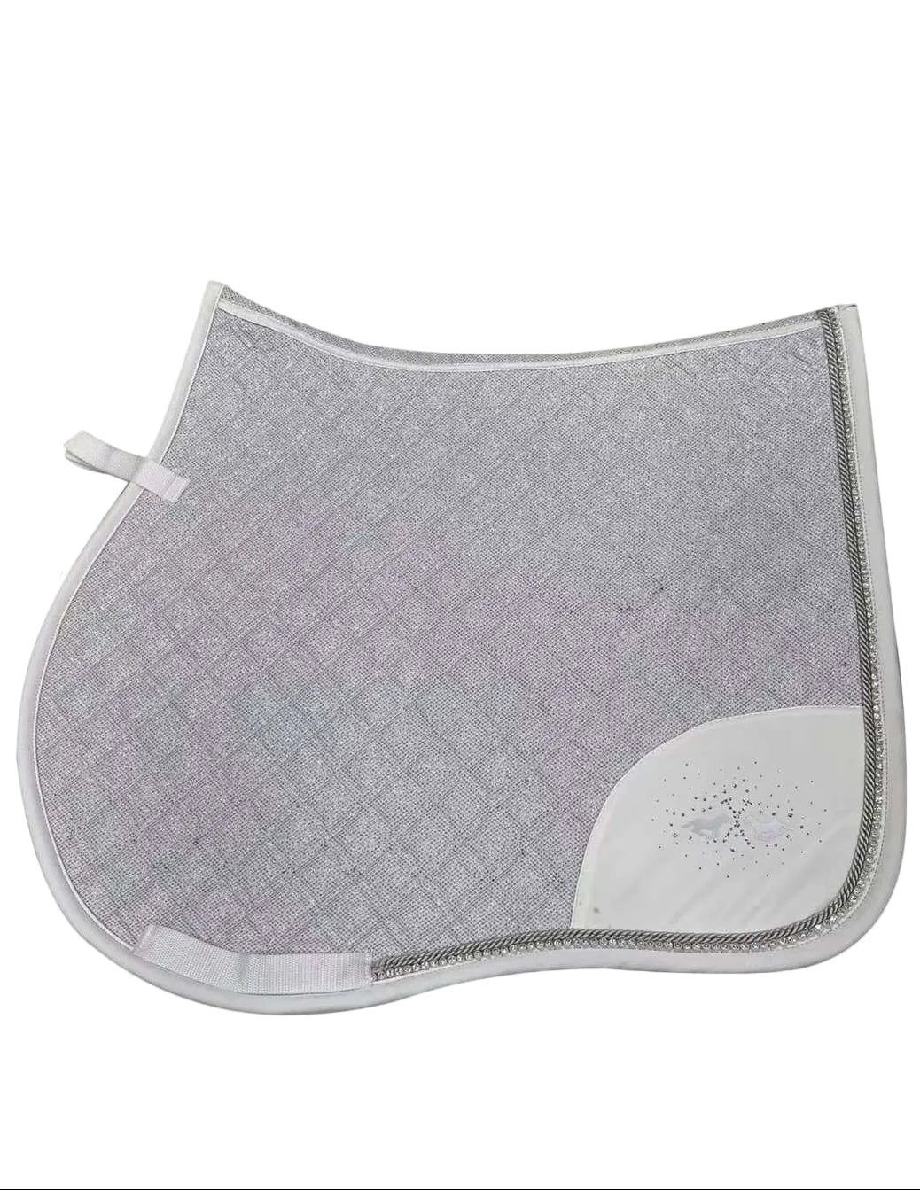 hv polo pferde springen schabracke skye 0801093504-0001 weiss