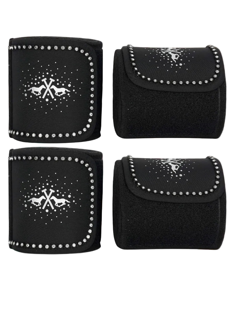 HV POLO »Classic Wrapping Bandages Set of 4 Black