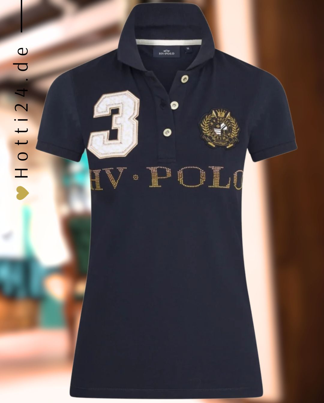 HV POLO »Poloshirt HVPFavouritas Gold Navy