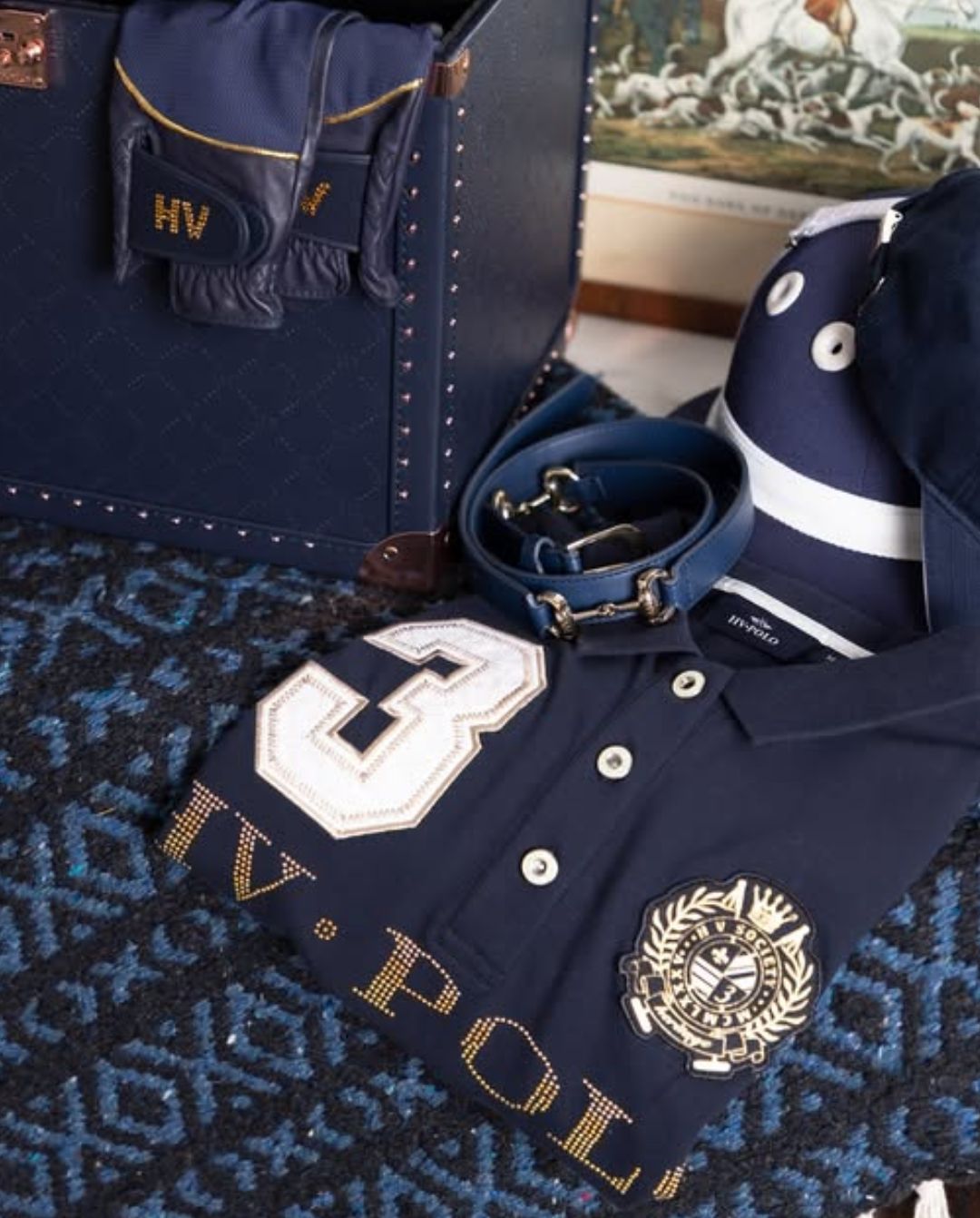 HV POLO »Poloshirt HVPFavouritas Gold Navy