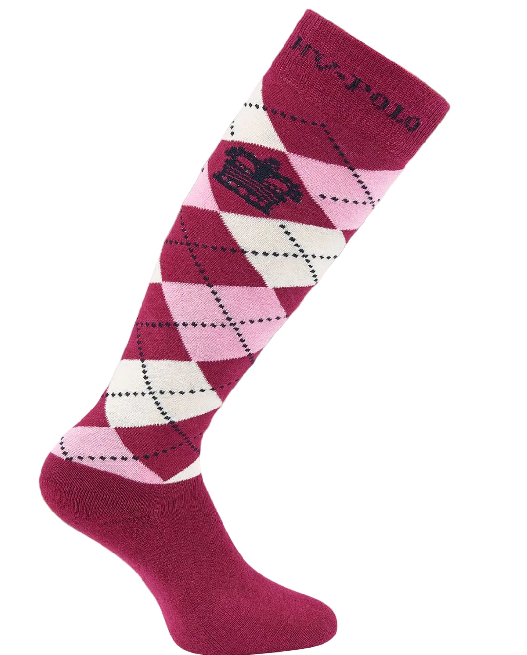 HV Polo »Reitsocken HVPArgyle Pink / Navy