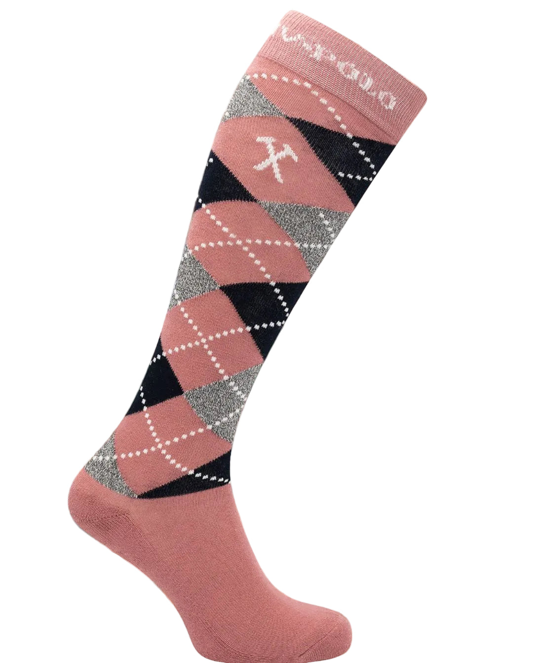 HV Polo »Reitsocken HVPArgyle Dusty Rose / Navy