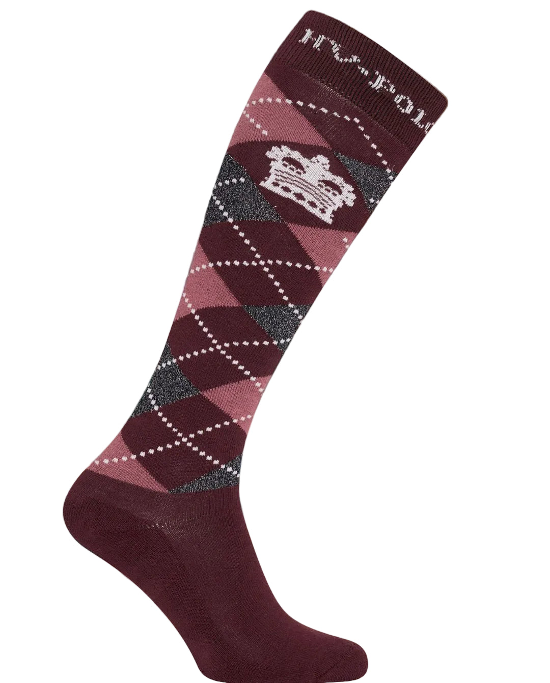 HV Polo »Reitsocken HVPArgyle Dark Berry / Mauve
