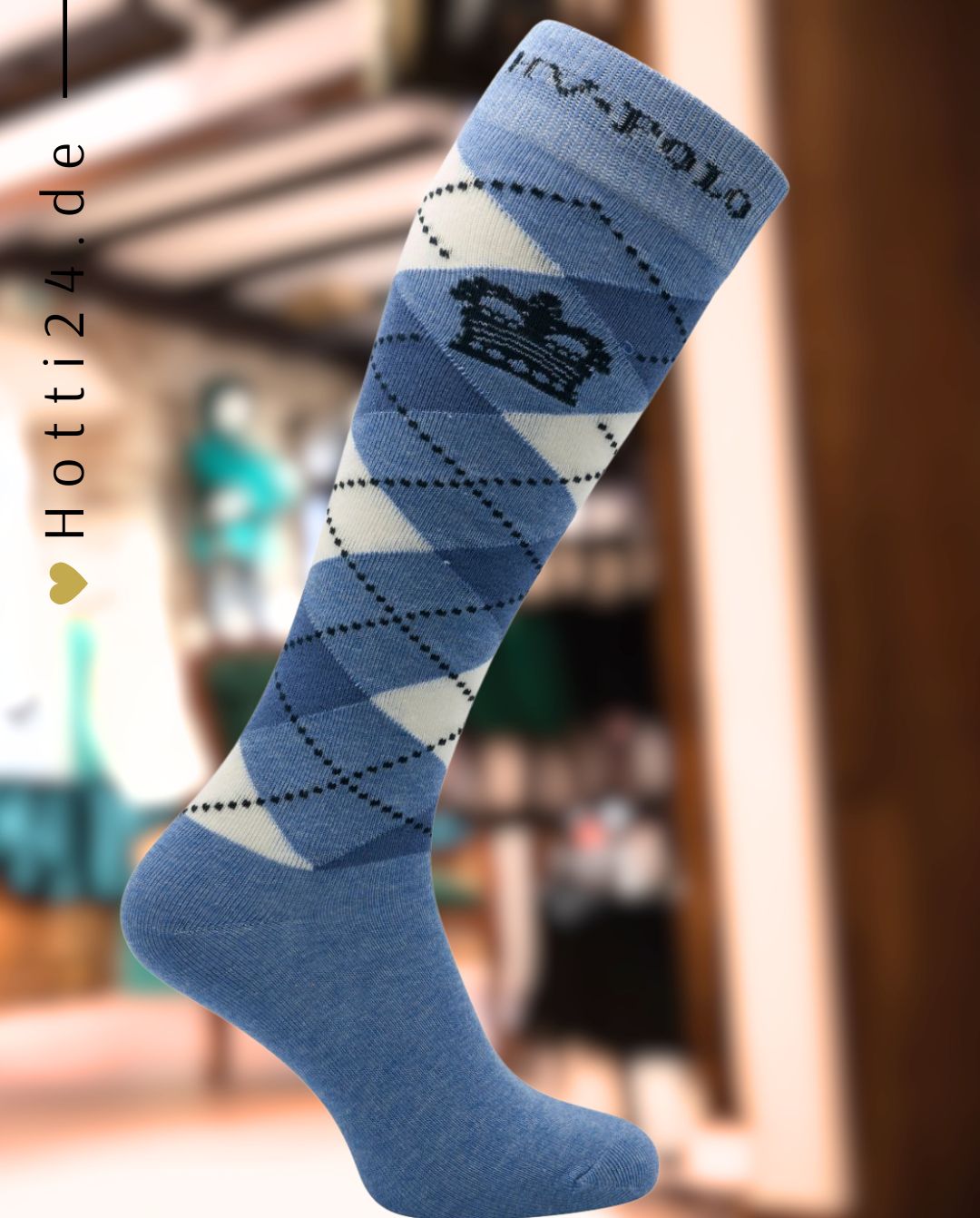 HHV Polo »Reitsocken HVPArgyle Riviera Heather