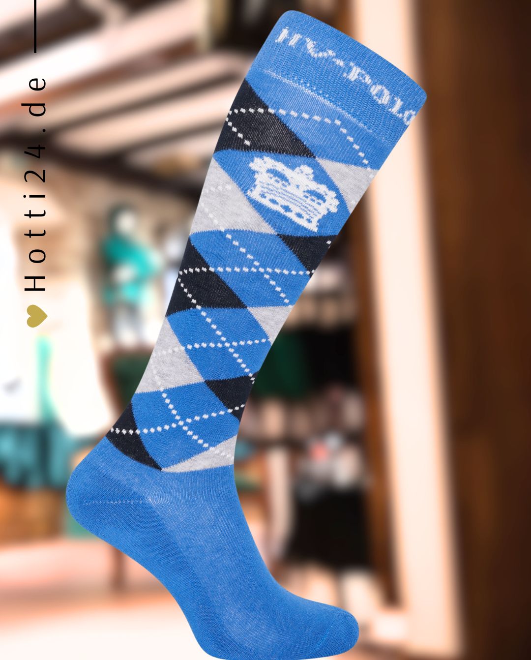 HV POLO »Reitsocken HVPArgyle Galaxy Blue
