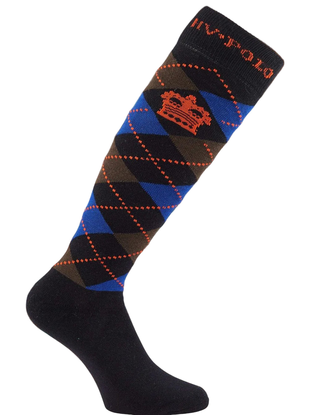 HV Polo »Reitsocken HVPArgyle Black / Orange
