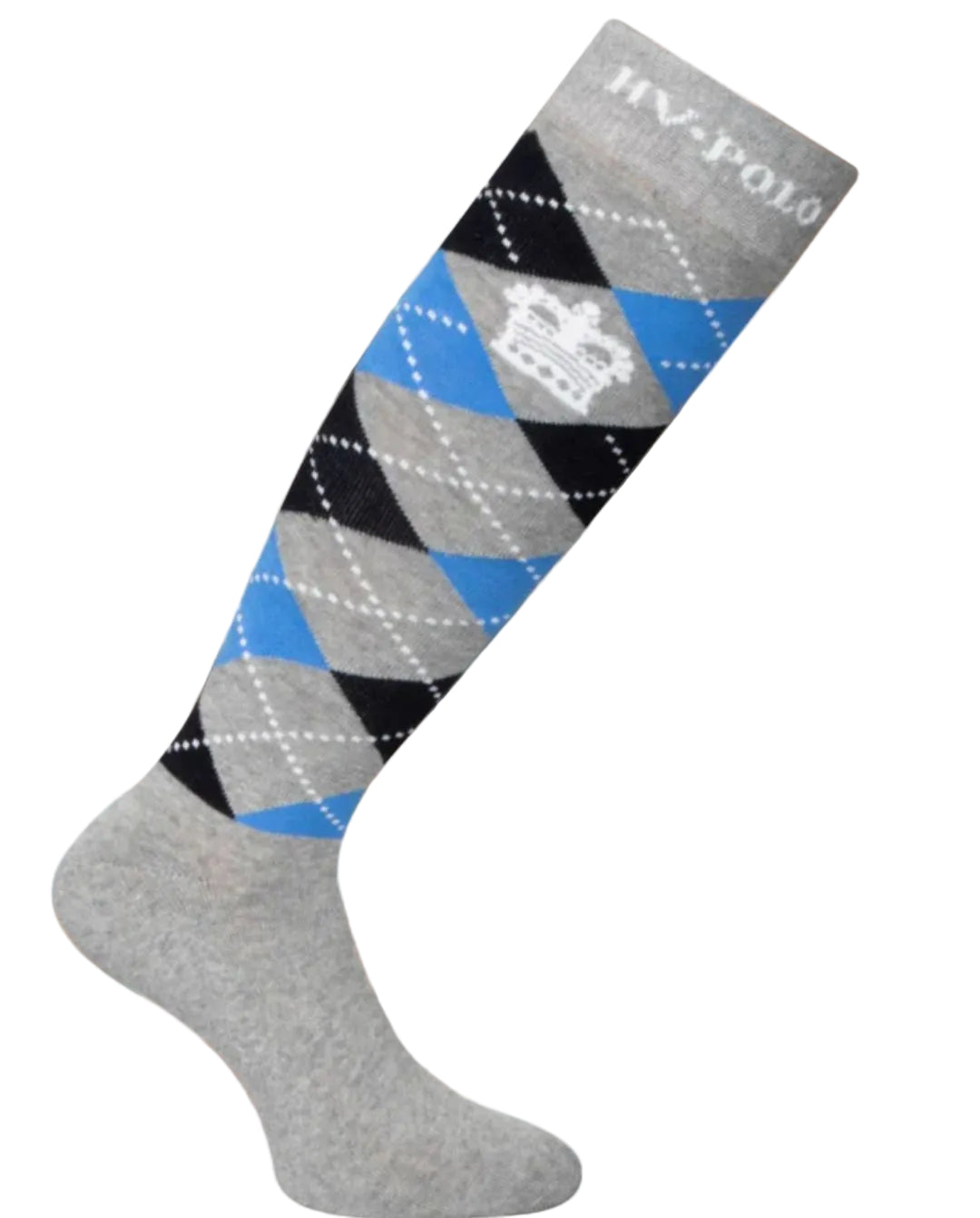 HV Polo »Reitsocken HVPArgyle Grey Melange / White