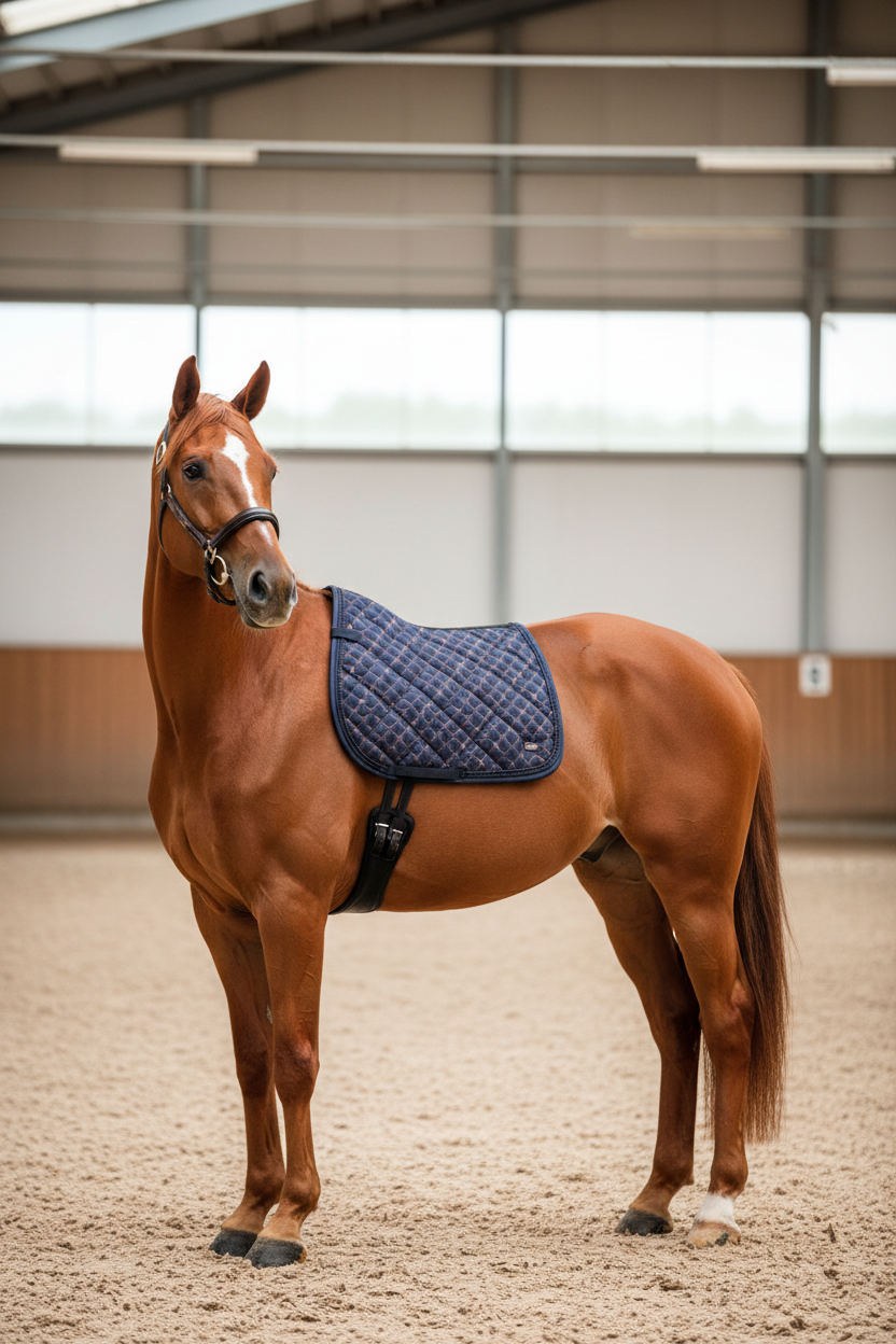 HV Polo All-Purpose Saddle Pad HVPWelmoed Shine Navy