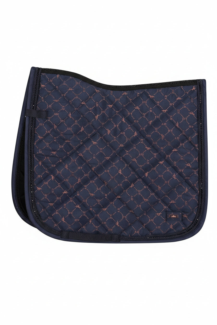 HV Polo Dressage Saddle Pad HVPWelmoed Shine Navy