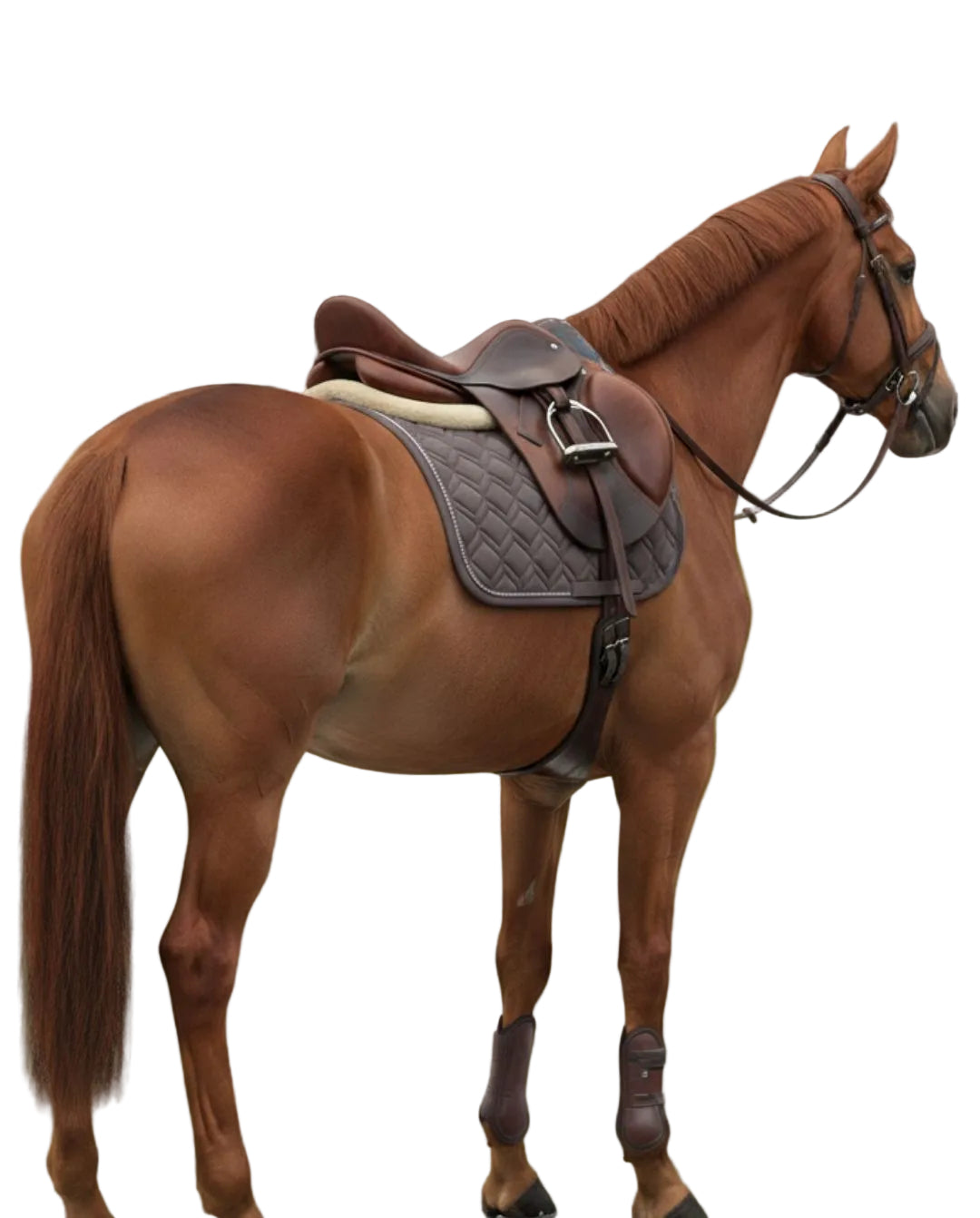 HV Polo Jumping Saddle Pad HVPClassic Cloud Grey