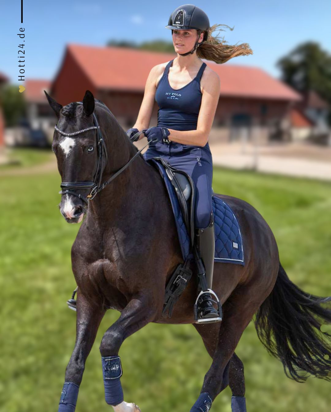 HV POLO »Jumping Saddle Pad HVPClassic Navy